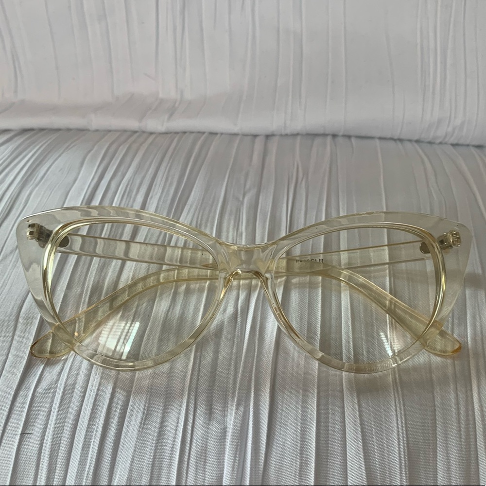 ZeroUV Lucite Cat Eye With Clear Lenses